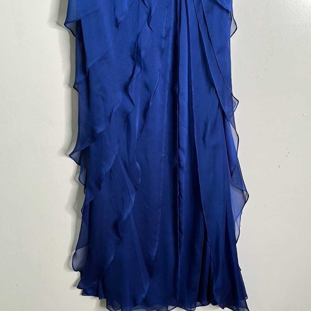 Adrianna papell blue gown size 12 - image 6
