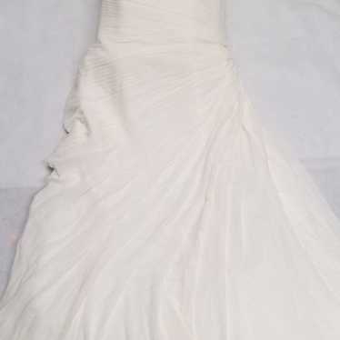 David's Bridal strapless wedding dress 1 - image 1