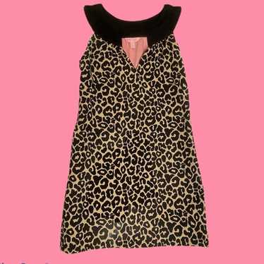 Leopard Print Brielle Sleeveless Shift Dress NWOT