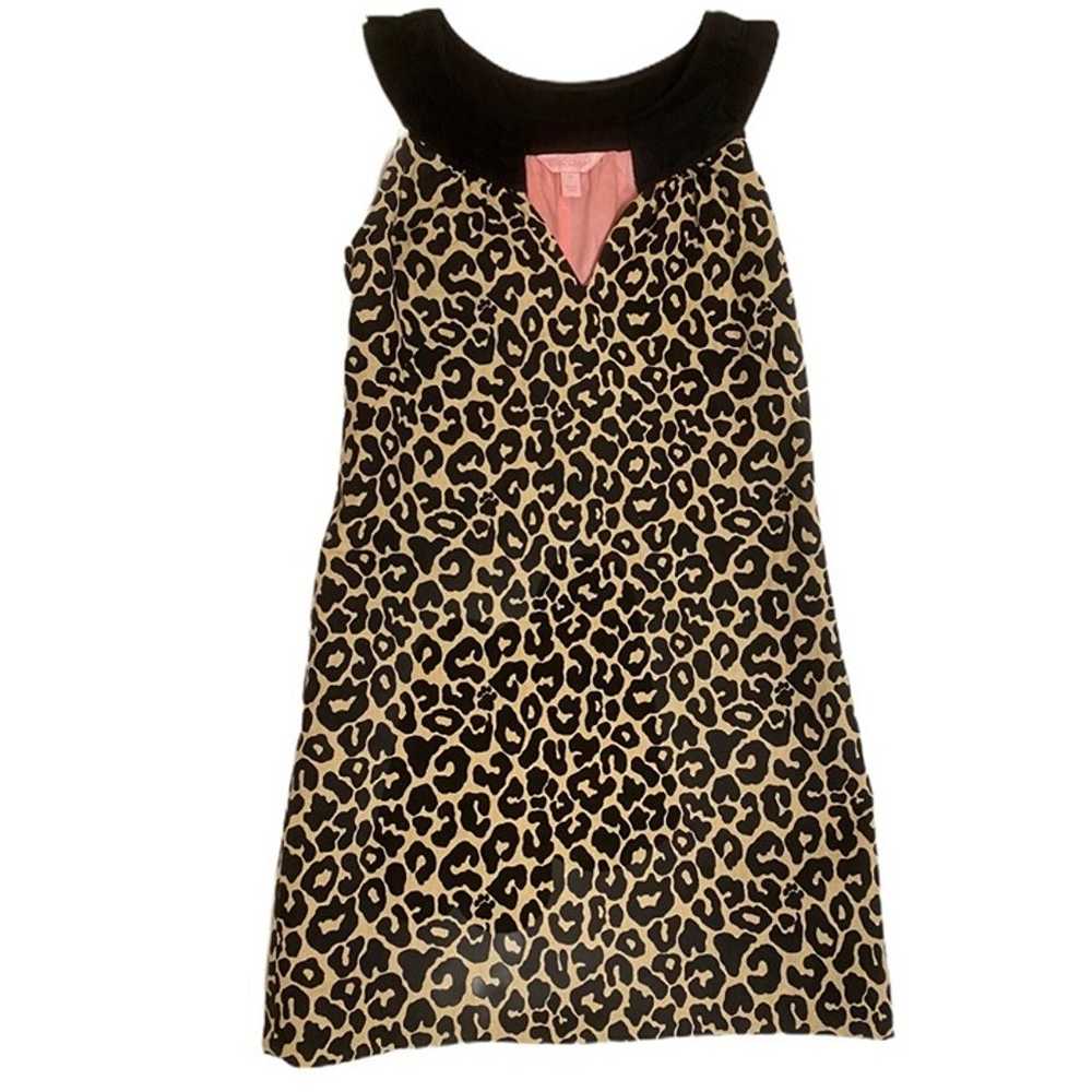 Leopard Print Brielle Sleeveless Shift Dress NWOT - image 5