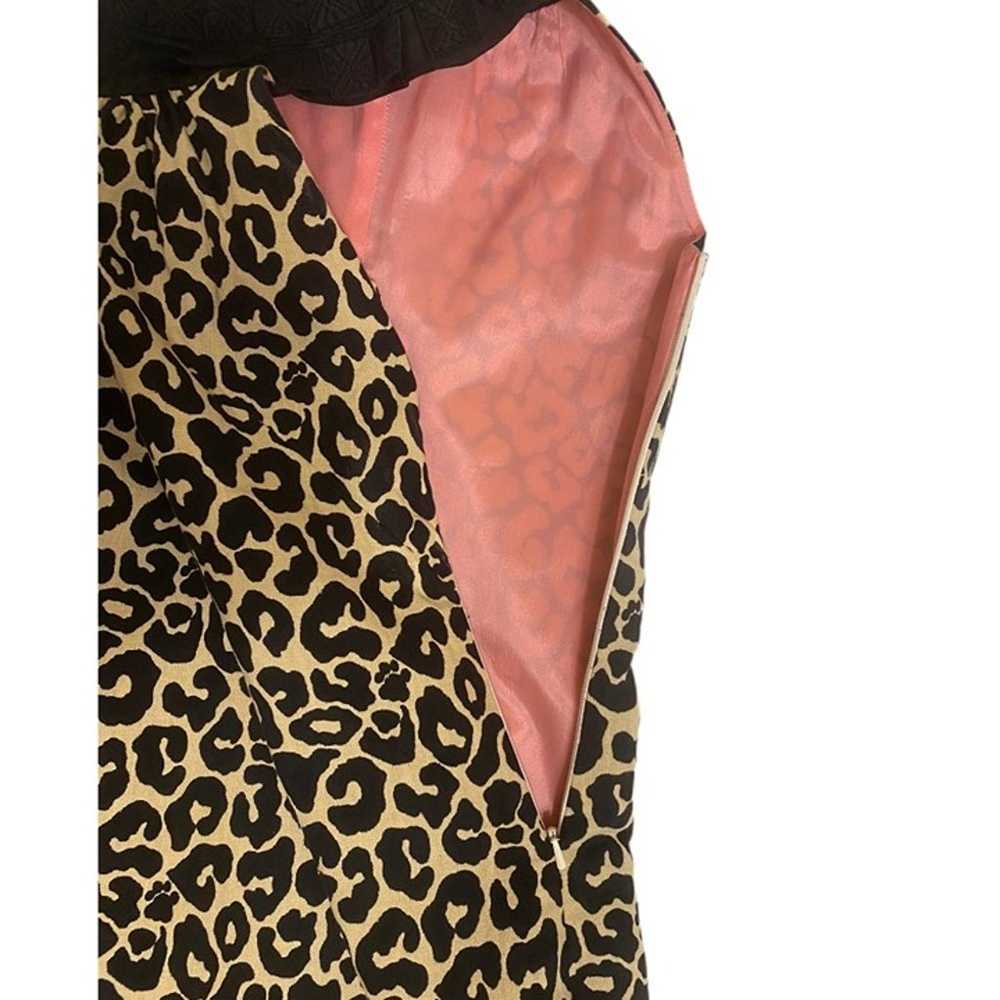 Leopard Print Brielle Sleeveless Shift Dress NWOT - image 7