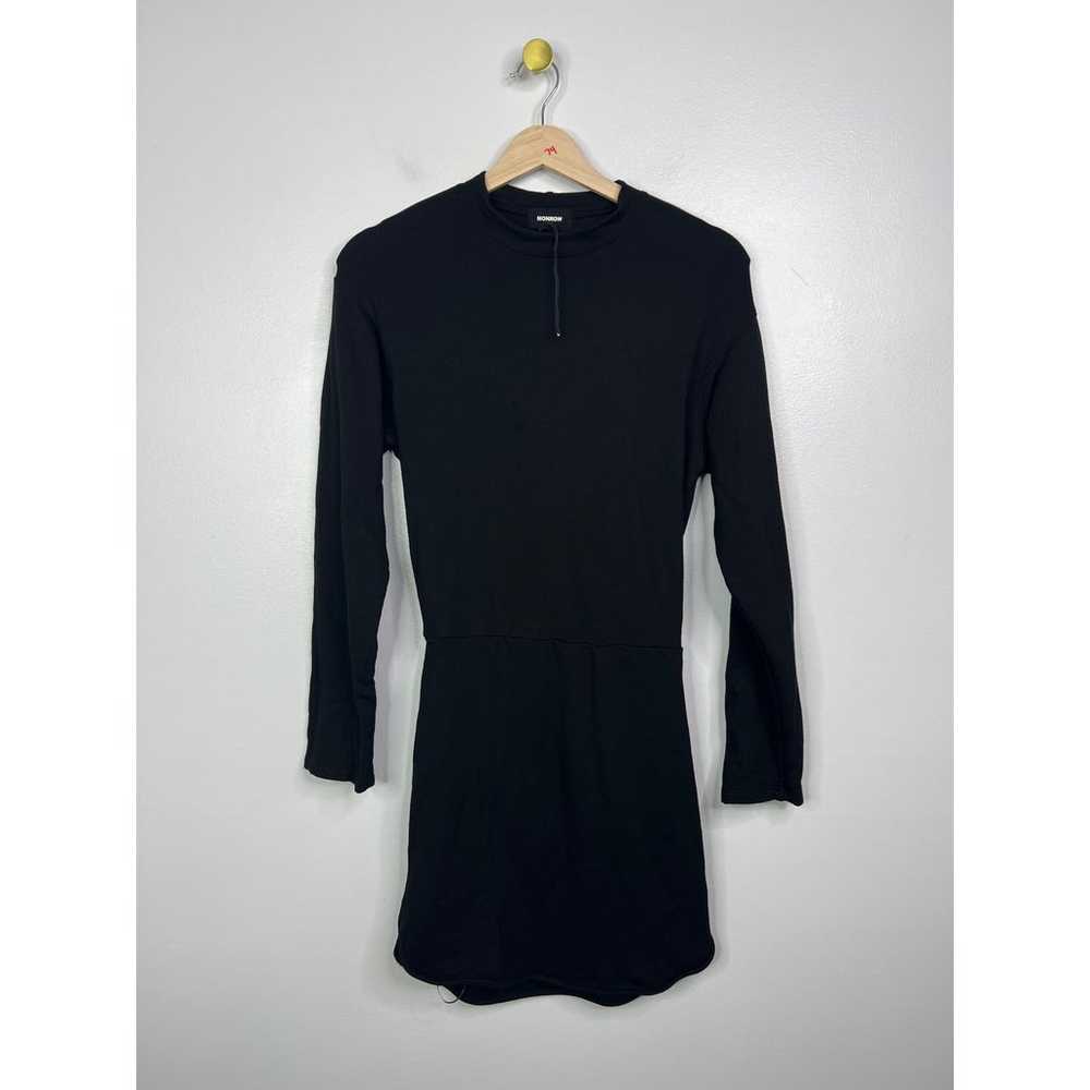 NEW Monrow Super Soft Casual Fleece Black Long Sl… - image 2