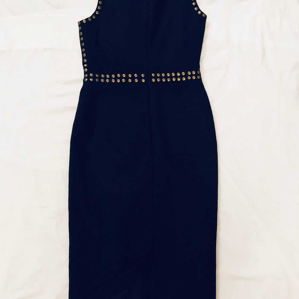 Ann Mashburn Fitted Black Studded Dress - image 4