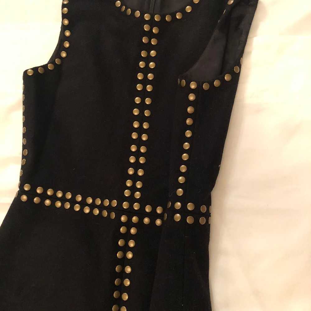 Ann Mashburn Fitted Black Studded Dress - image 5
