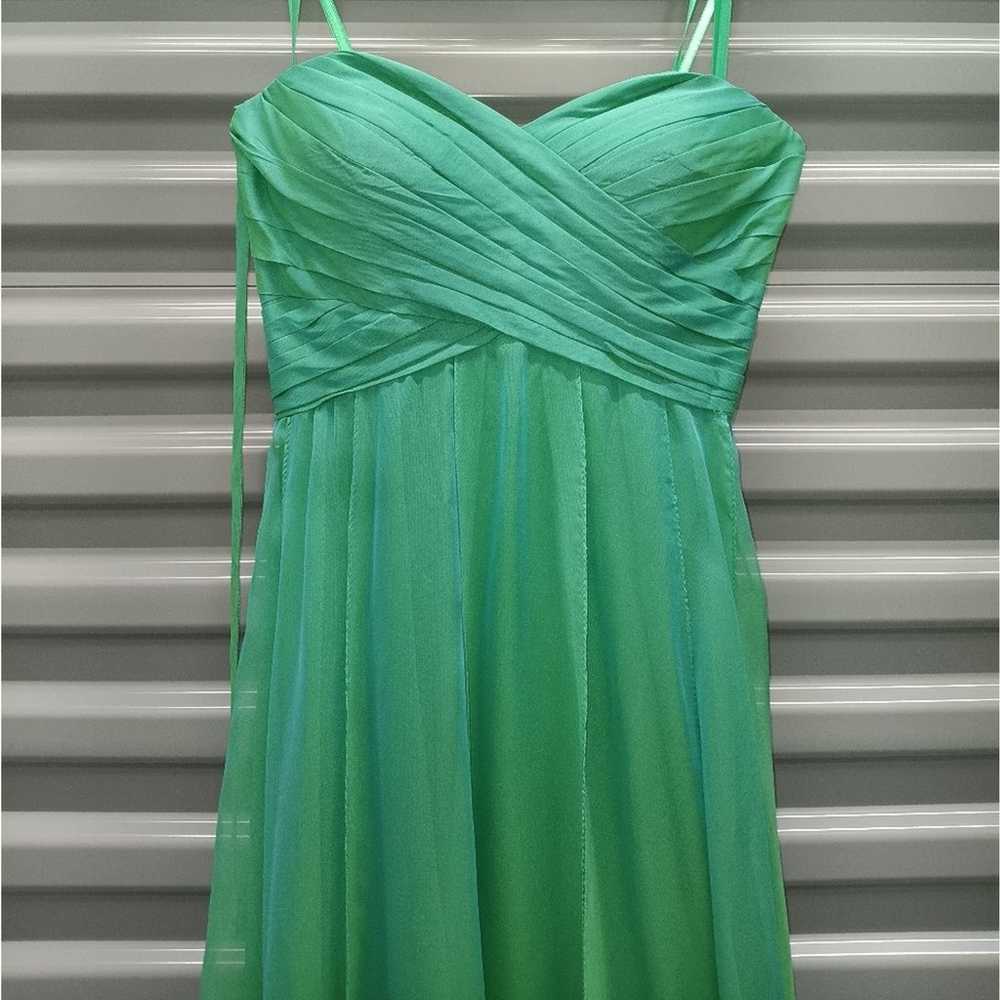 La Femme Chiffon Ombre Evening Dress Size 0 - image 3