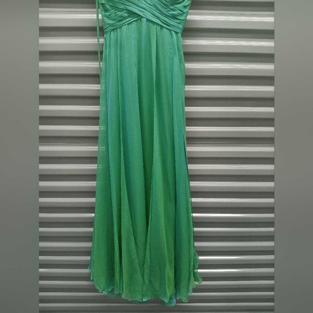 La Femme Chiffon Ombre Evening Dress Size 0 - image 4