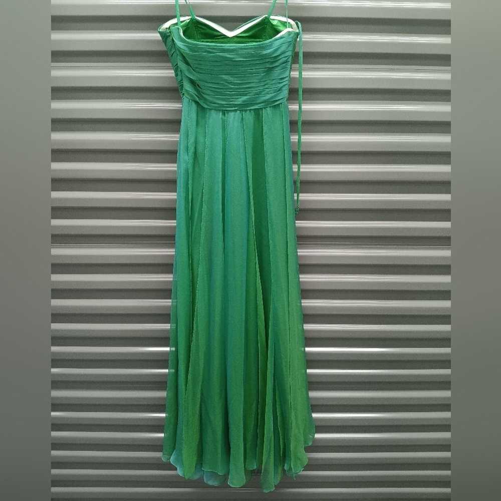 La Femme Chiffon Ombre Evening Dress Size 0 - image 7