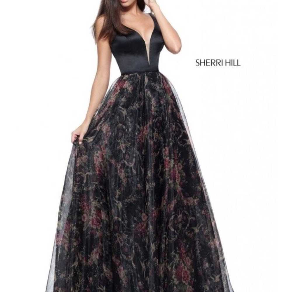 Black Sherri Hill prom dress - image 2
