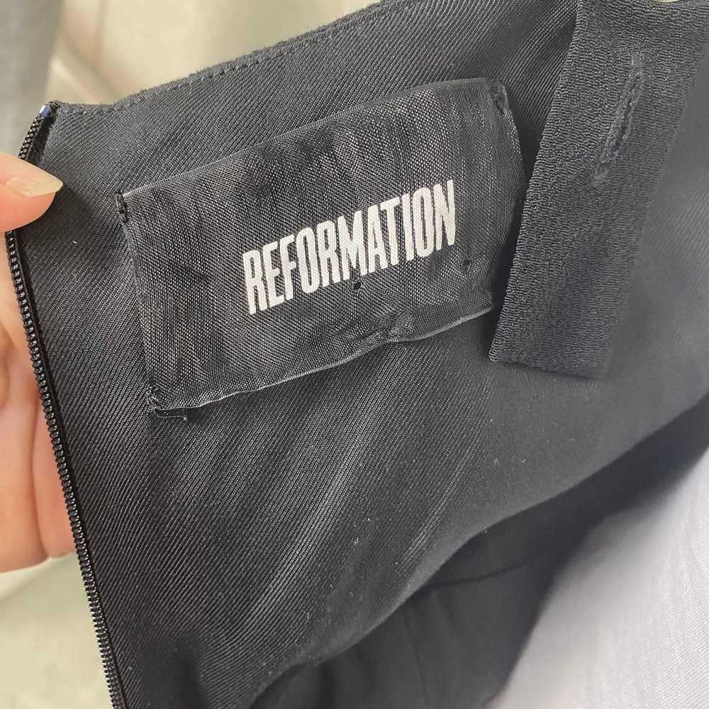 Reformation Leo Jumpsuit Black Size 2 - image 11