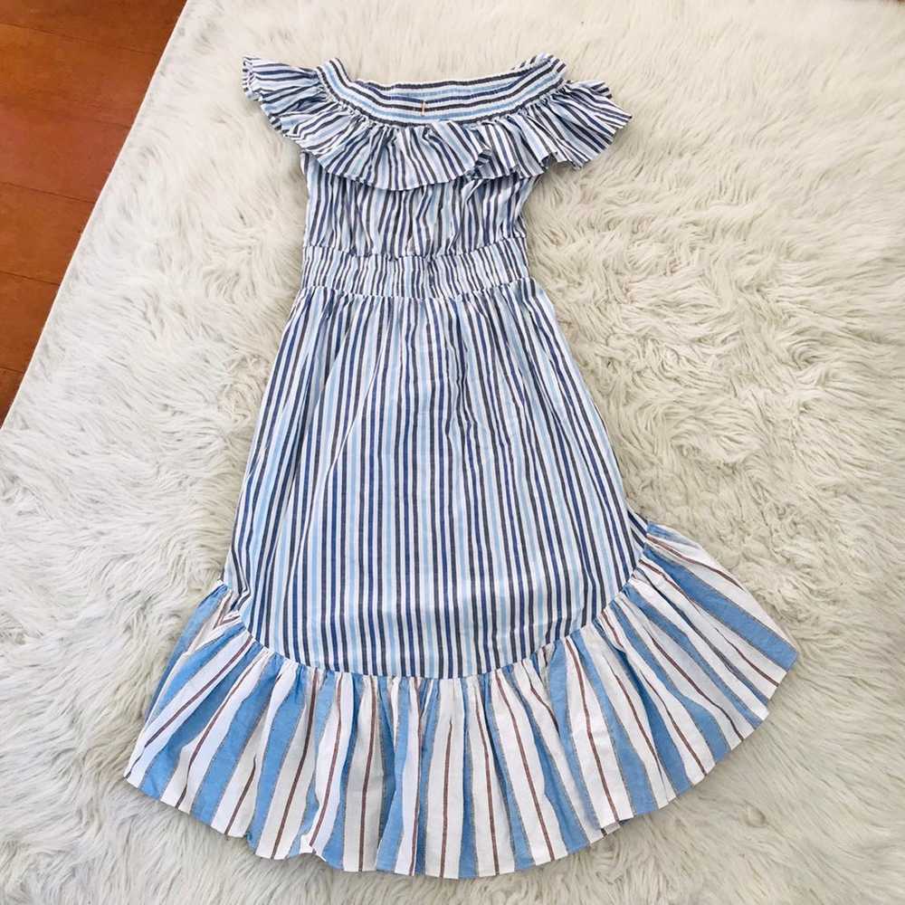 MISA Los Angeles Marin Striped Dress Ruffles Size… - image 11