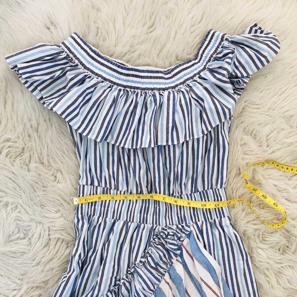 MISA Los Angeles Marin Striped Dress Ruffles Size… - image 7
