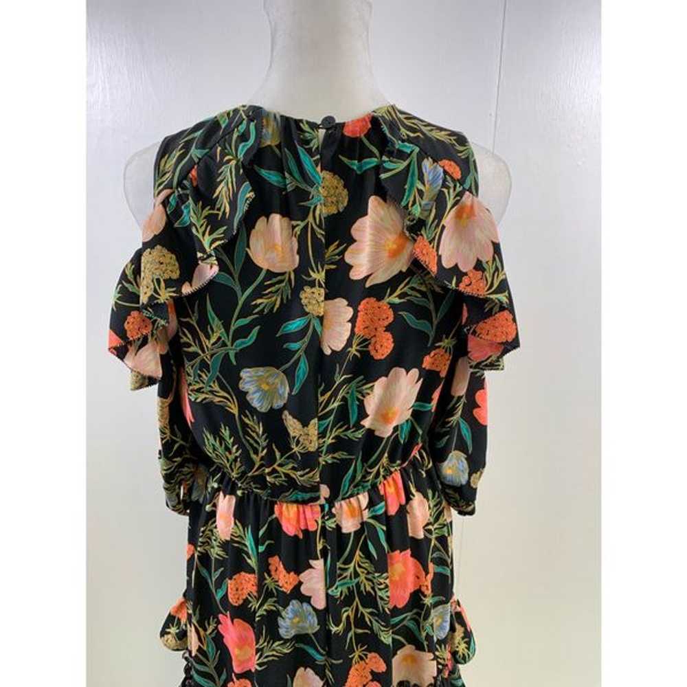 Kate Spade Blossom Cold Shoulder Dress Black Size… - image 5