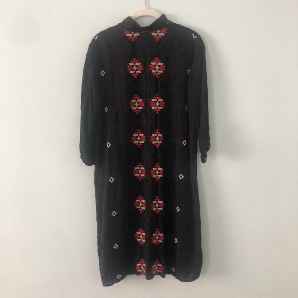 Johnny Was Pocca Embroidered Tunic Dress - image 5