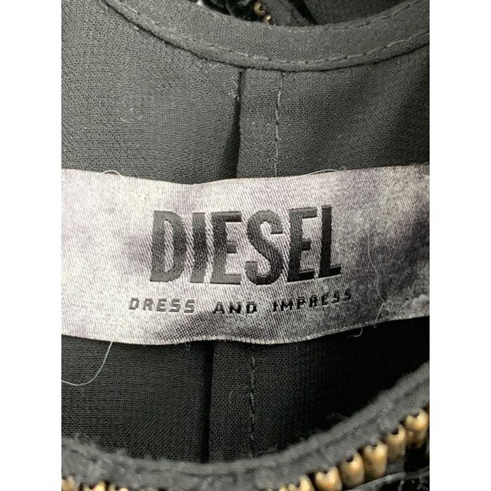 Small Diesel Black Sequin Mini Dress Cross Back D… - image 8