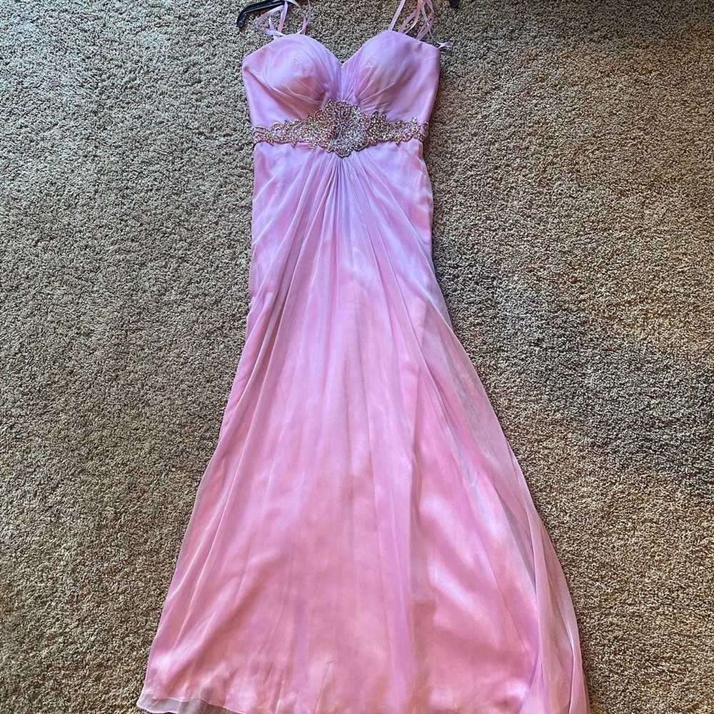 La Femme Strapless Prom Dress size 4 - image 1