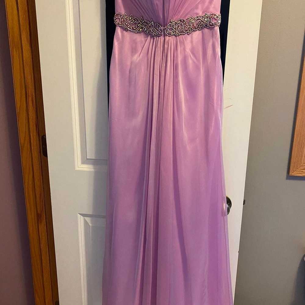 La Femme Strapless Prom Dress size 4 - image 4