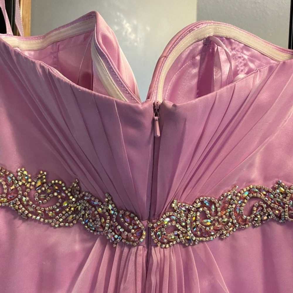 La Femme Strapless Prom Dress size 4 - image 5
