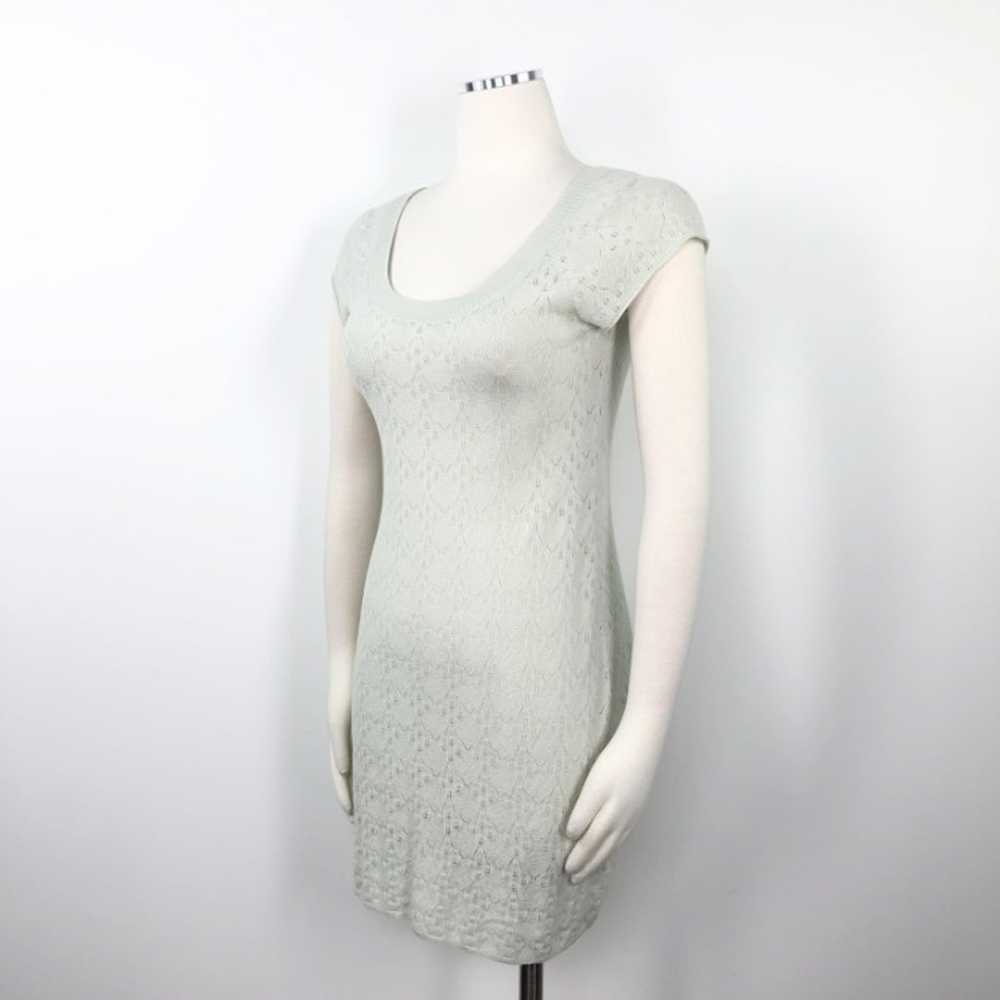 Iisli Cashmere Mint Pointelle Knit Dress - image 3