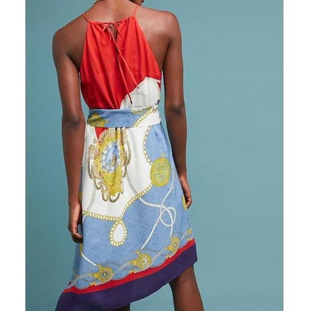 Anthropologie Onsen Scarf-Printed Dress - image 11