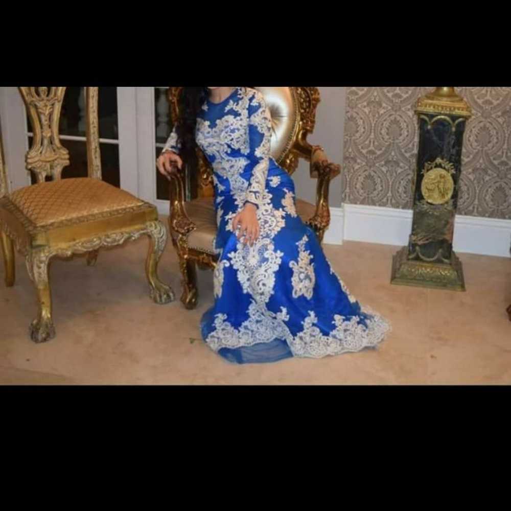 Beautiful royal blue dress - image 3