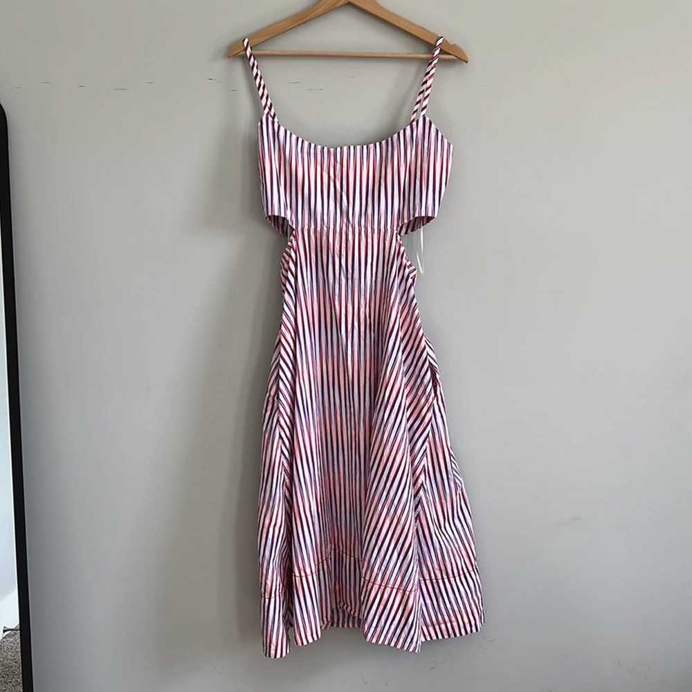SALONI Lea Cutout B Dress In Optic Stripe - image 11
