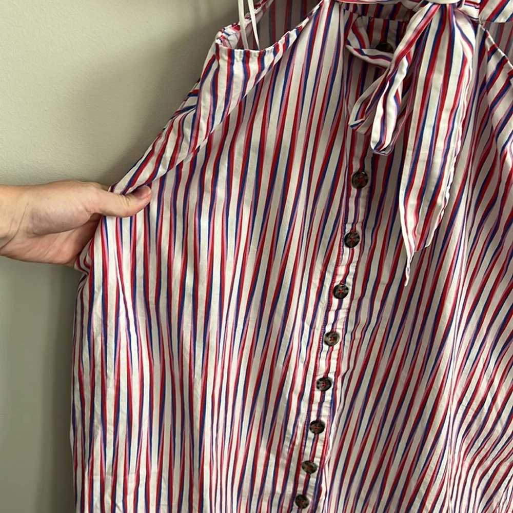 SALONI Lea Cutout B Dress In Optic Stripe - image 9