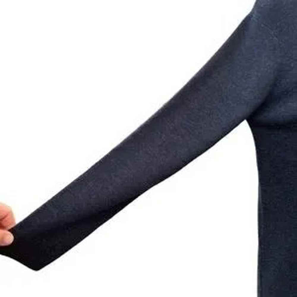 Midi Sweater-Dress Turtleneck Long Sleeve Solid K… - image 4