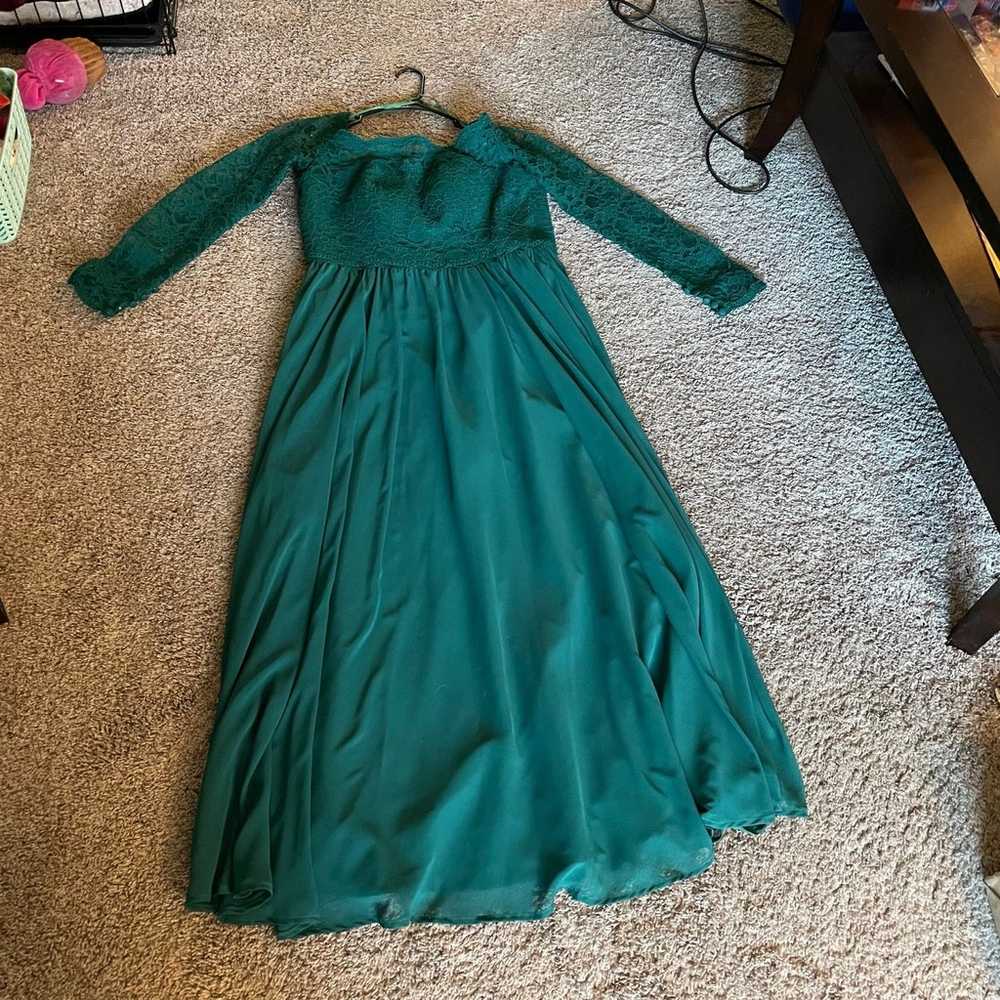 Long Sleeve Lace Dress - image 2