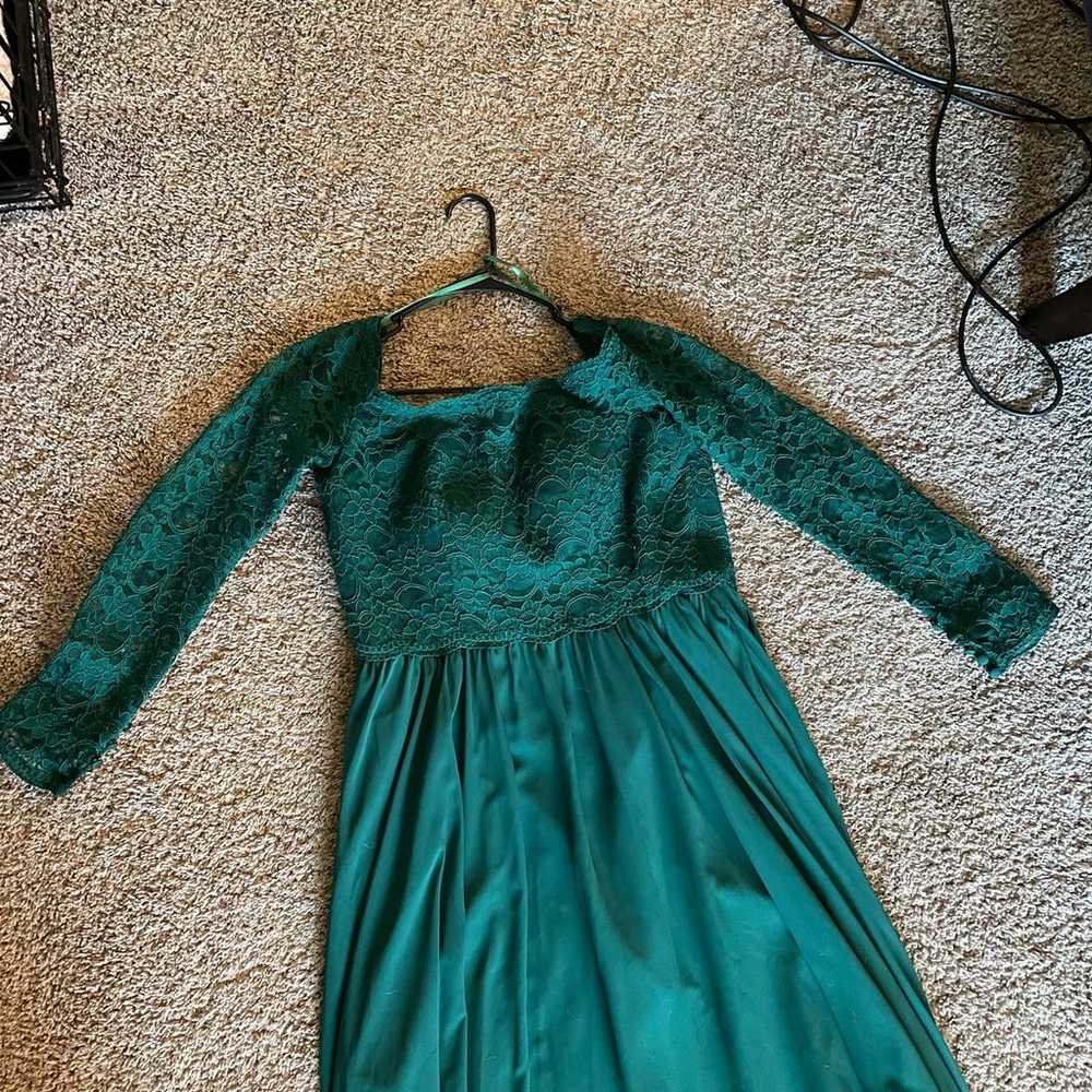 Long Sleeve Lace Dress - image 3