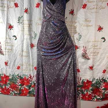 Sparkly purple prom dress - image 1