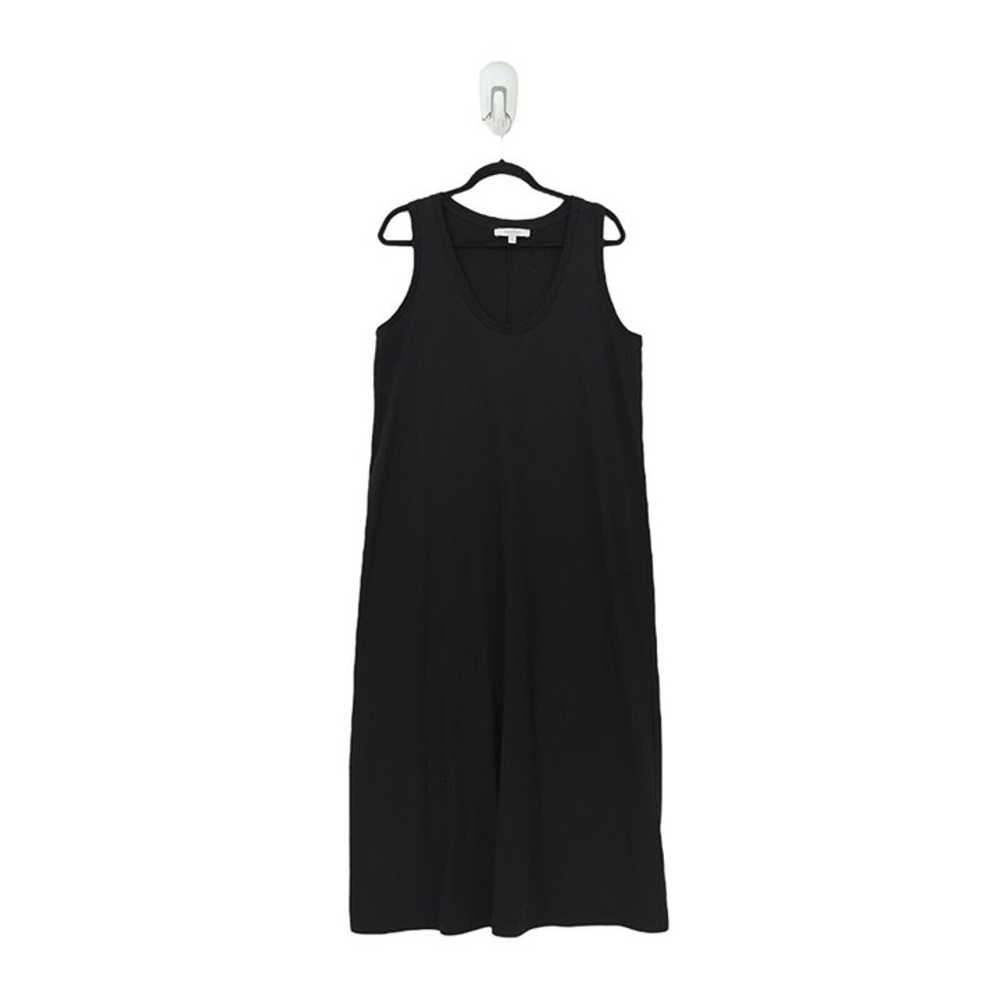 Max Mara Women XL Paraggi Dress Black Midi Jersey… - image 2