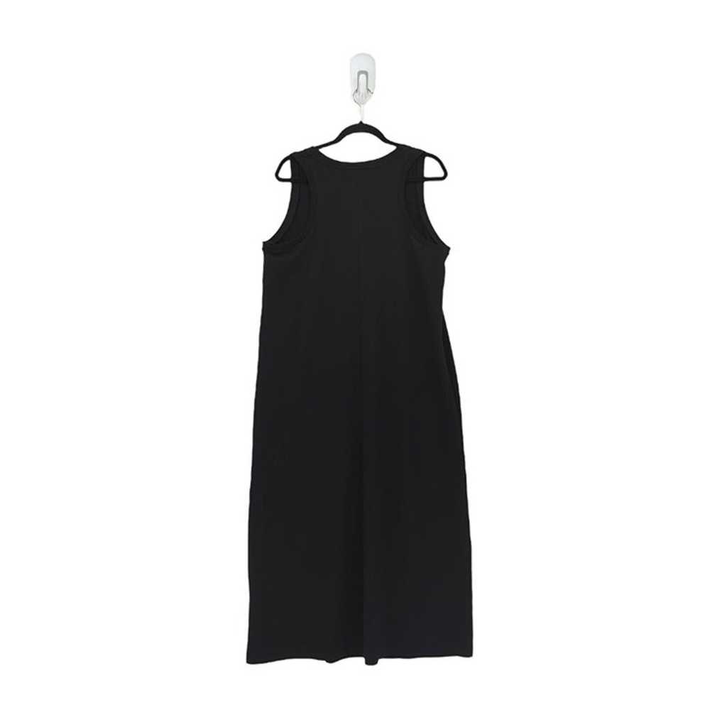 Max Mara Women XL Paraggi Dress Black Midi Jersey… - image 8