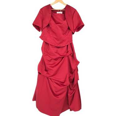 Alfred Angelo 20 Red Three Piece Bridesmaid Dress 