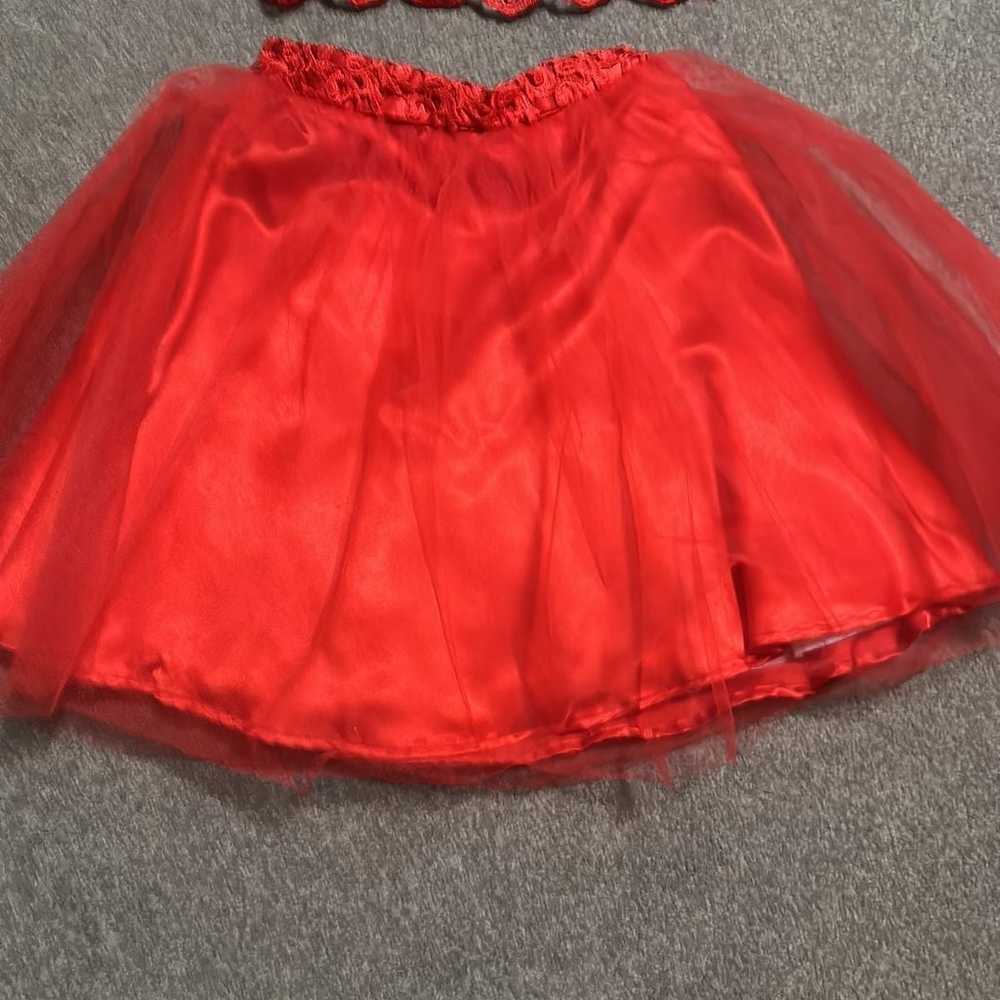 Red homecoming dress - image 3