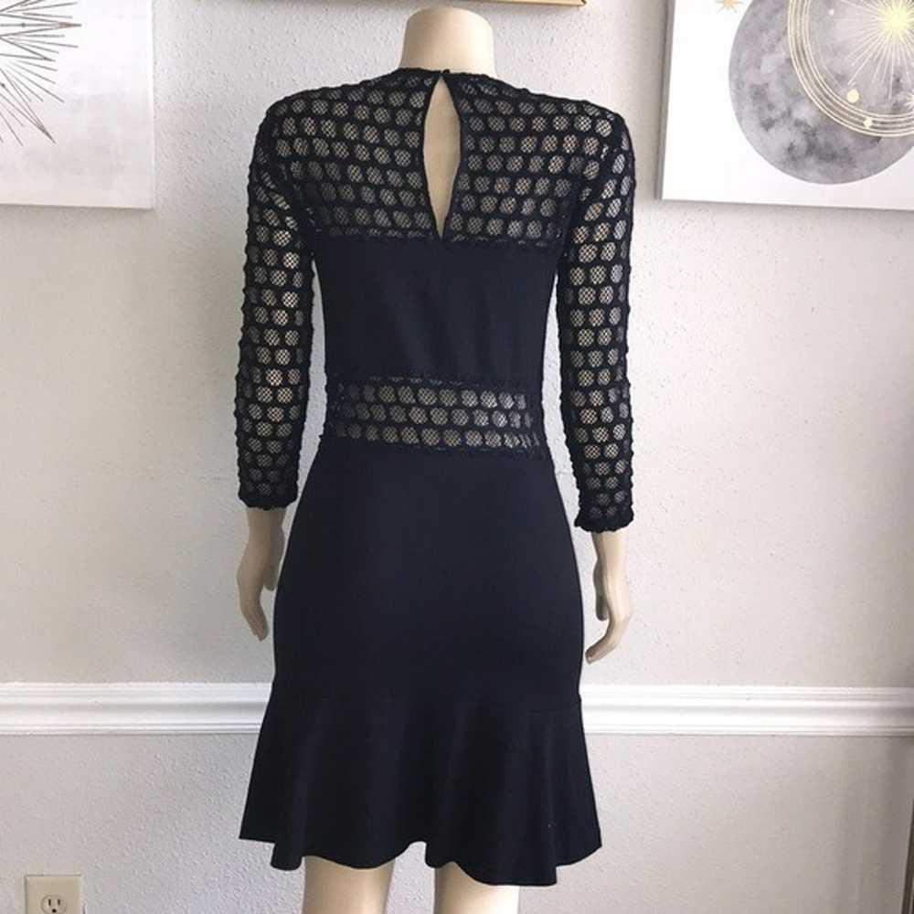 SANDRO Lace Black Mini Dress Size 2 - image 6