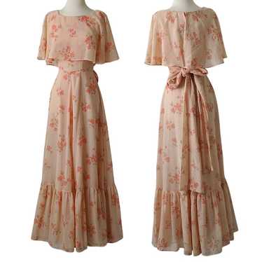 Vintage Prairie Maxi Dress Cottagecore Romantic F… - image 1
