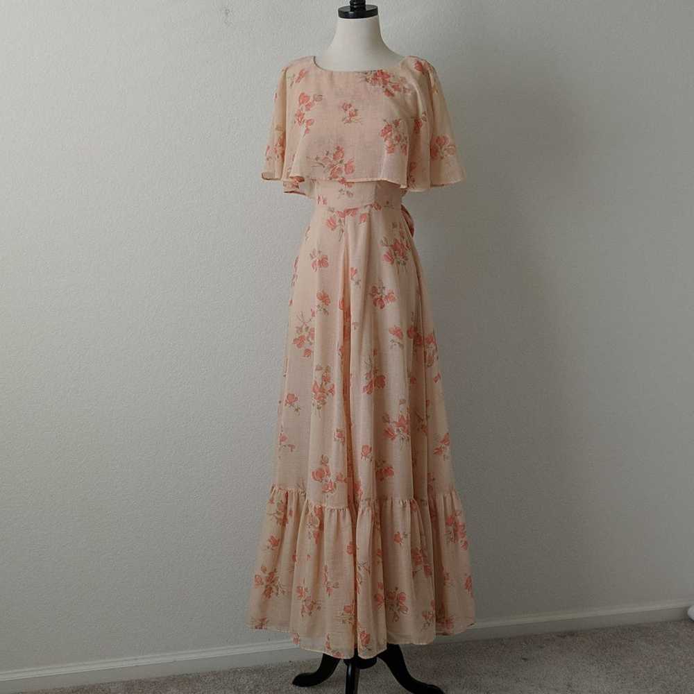 Vintage Prairie Maxi Dress Cottagecore Romantic F… - image 3