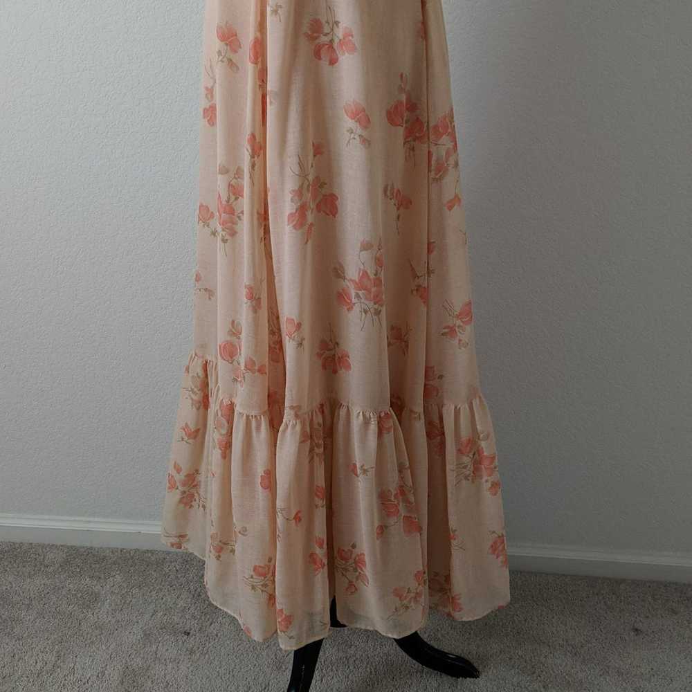 Vintage Prairie Maxi Dress Cottagecore Romantic F… - image 4