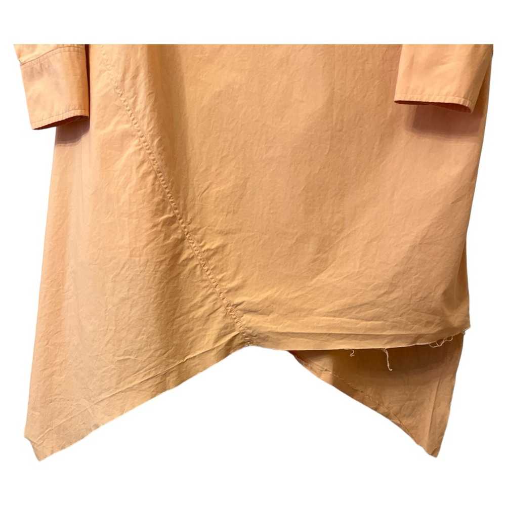 Marques Almeida Asymmetric Shirt Dress Peach Size… - image 10
