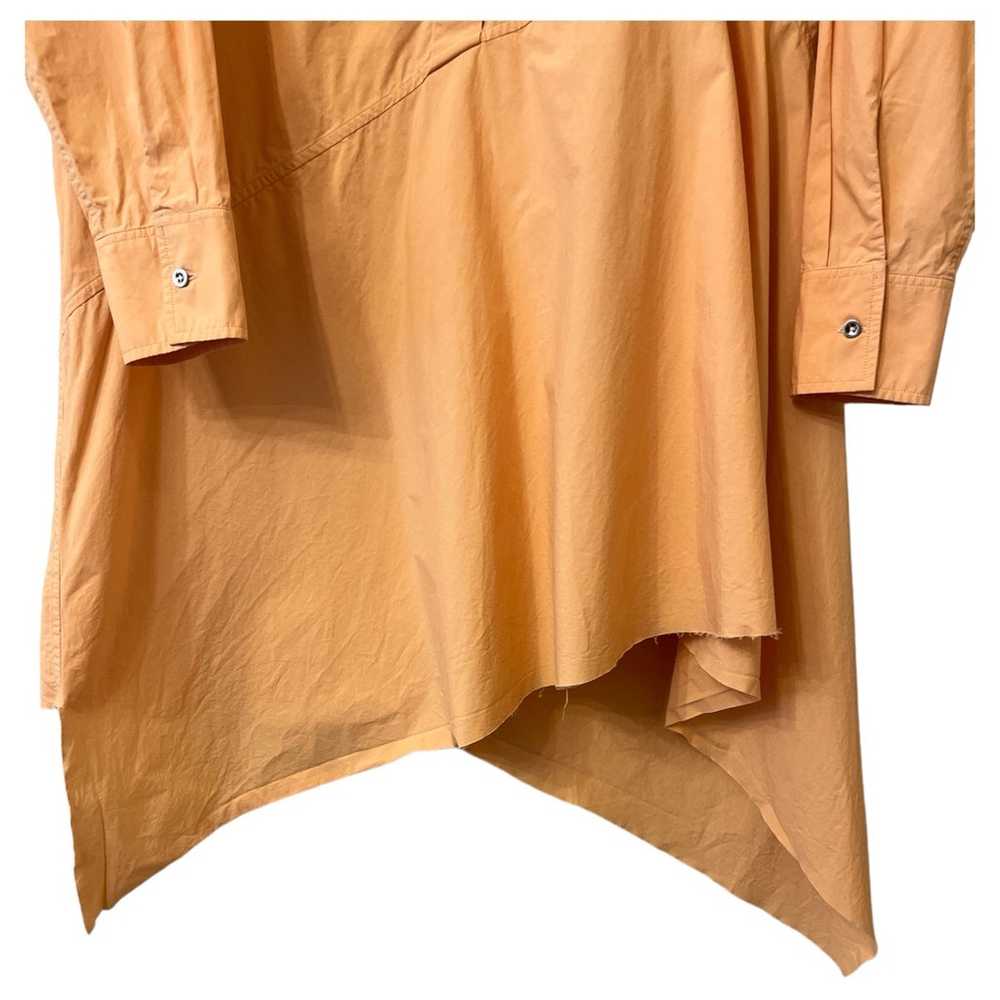 Marques Almeida Asymmetric Shirt Dress Peach Size… - image 5