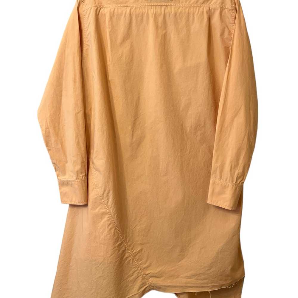 Marques Almeida Asymmetric Shirt Dress Peach Size… - image 9