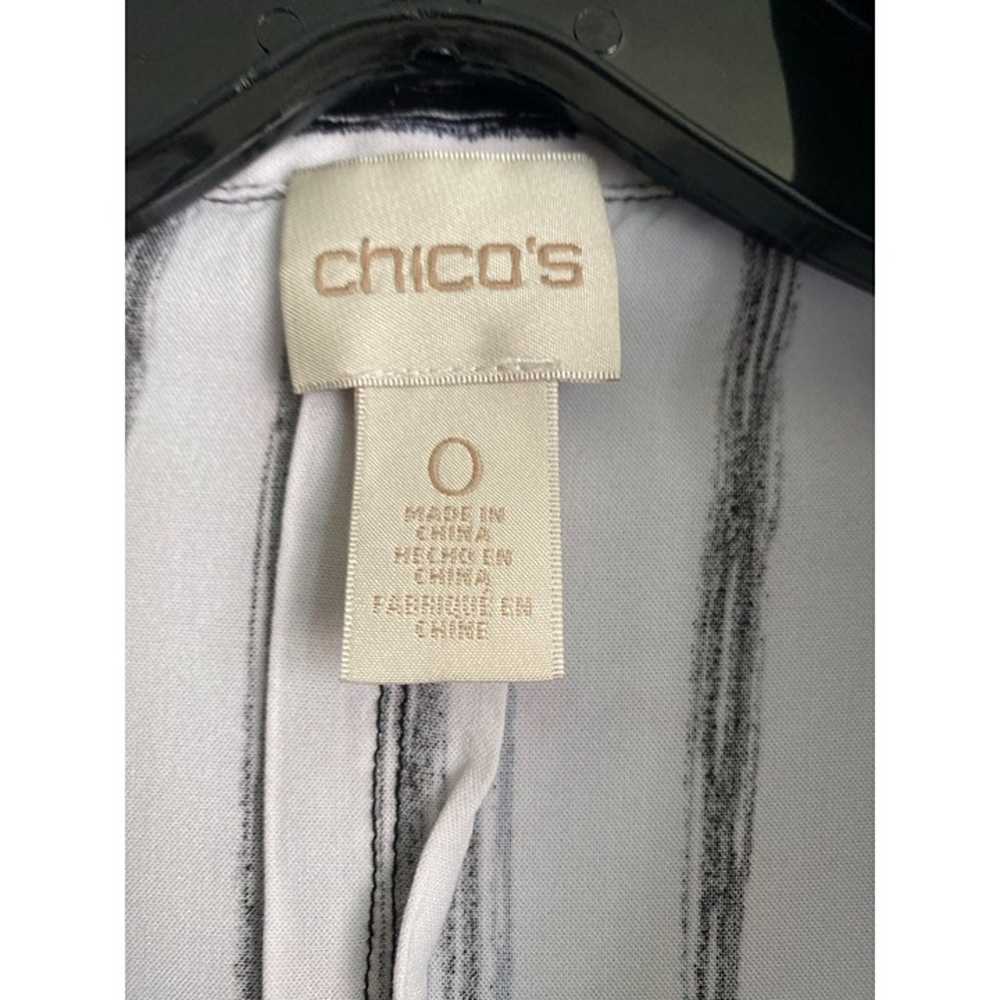 CHICO'S GAUCHO TWO PIECE SET BLACK/WHITE JUMPSUIT… - image 10