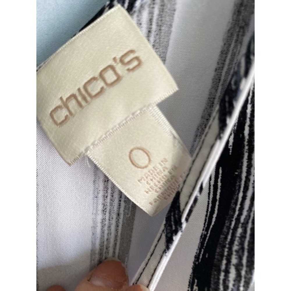 CHICO'S GAUCHO TWO PIECE SET BLACK/WHITE JUMPSUIT… - image 6