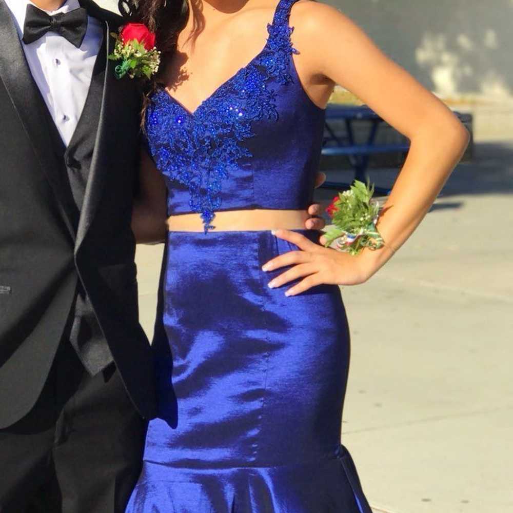 Royal Blue Prom Dress - image 4