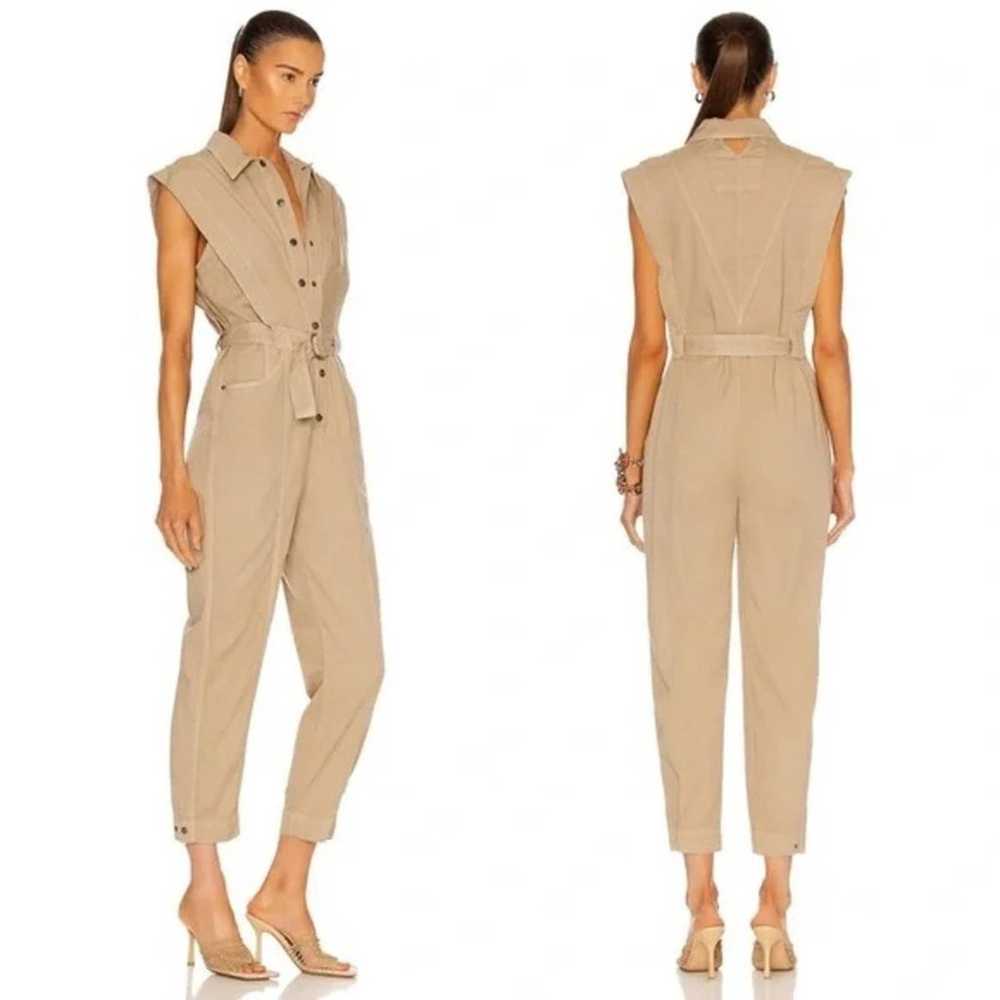 NOAM Lanux Belted Utility Coverall Jumpsuit in Kh… - image 8