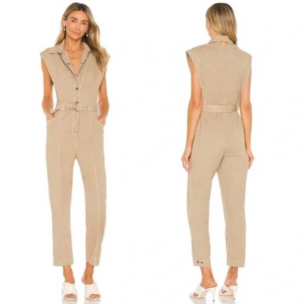 NOAM Lanux Belted Utility Coverall Jumpsuit in Kh… - image 9