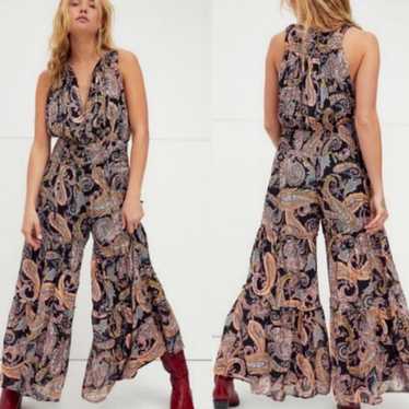 NEW FREE PEOPLE GOLD JUMPSUIT