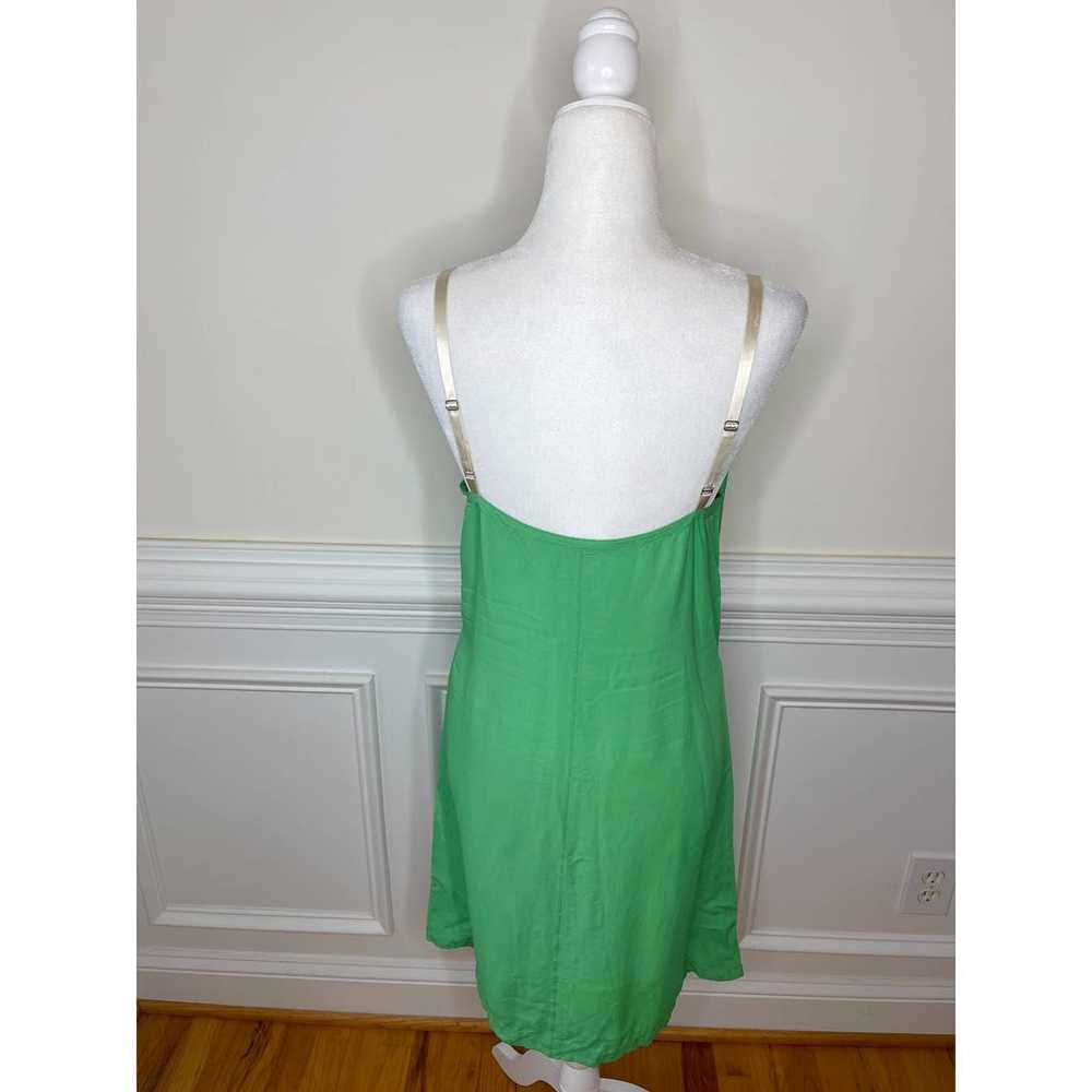 NWOT Helmut Lang Green Goddess Mini Slip Dress - image 3