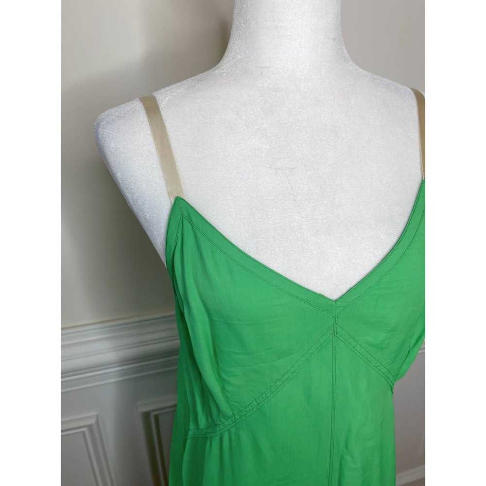 NWOT Helmut Lang Green Goddess Mini Slip Dress - image 5