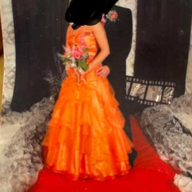 Beautiful Orange prom dress